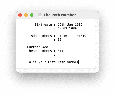 Life path number how to calculate